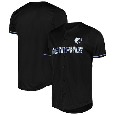 Men's Fanatics Black Memphis Grizzlies Pop Baseball Jersey