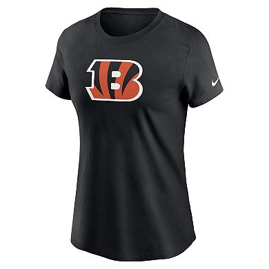 Women's Nike Black Cincinnati Bengals Primary Logo T-Shirt