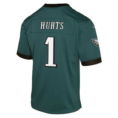 Youth Nike Jalen Hurts Midnight Green Philadelphia Eagles Game Jersey