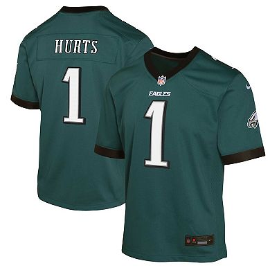 Youth Nike Jalen Hurts Midnight Green Philadelphia Eagles Game Jersey