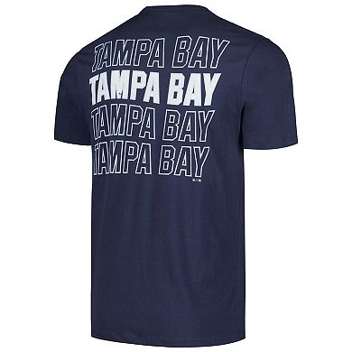 Men's '47 Navy Tampa Bay Rays Hang Back Franklin T-Shirt