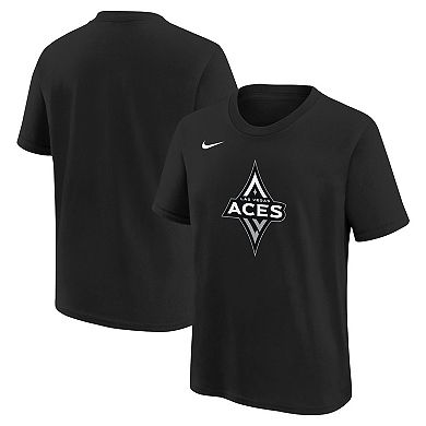 Youth Nike Black Las Vegas Aces Essential Logo T-Shirt