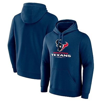 Men's Fanatics  Navy Houston Texans Team Lock-Up Pullover Hoodie