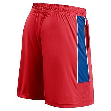 Men's Fanatics Red Philadelphia Phillies Win The Match Defender Shorts