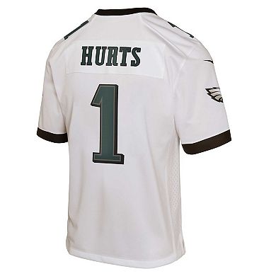 Youth Nike Jalen Hurts White Philadelphia Eagles Game Jersey