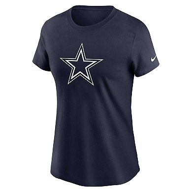 Women's Nike Navy Dallas Cowboys Primary Logo T-Shirt