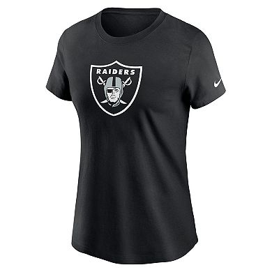 Women's Nike Black Las Vegas Raiders Primary Logo T-Shirt