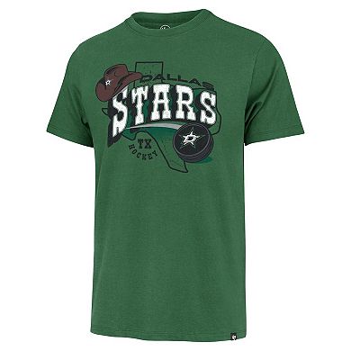 Men's '47 Kelly Green Dallas Stars Regional Localized Franklin T-Shirt