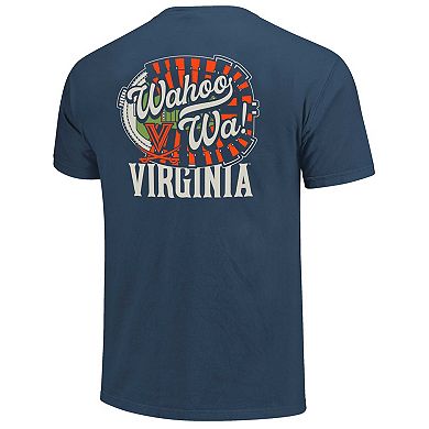 Unisex Navy Virginia Cavaliers Hyper Local Stadium Map Phrase T-Shirt