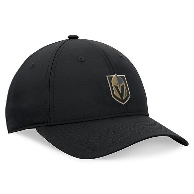 Men's Fanatics Black Vegas Golden Knights Front Office Ripstop Adjustable Hat