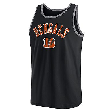 Men's Fanatics Black Cincinnati Bengals Bet Tank Top