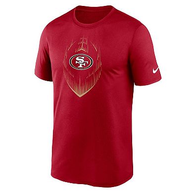 Men's Nike Scarlet San Francisco 49ers Primetime Legend Icon Performance T-Shirt