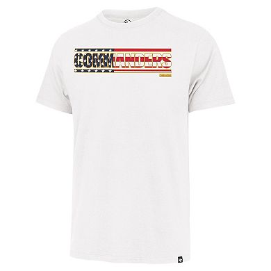 Men's '47 White Washington Commanders Flag Script Franklin T-Shirt