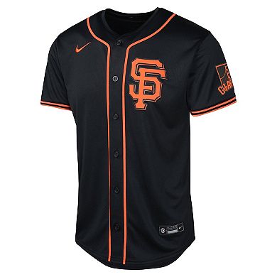 Youth Nike Black San Francisco Giants Alternate Limited Jersey