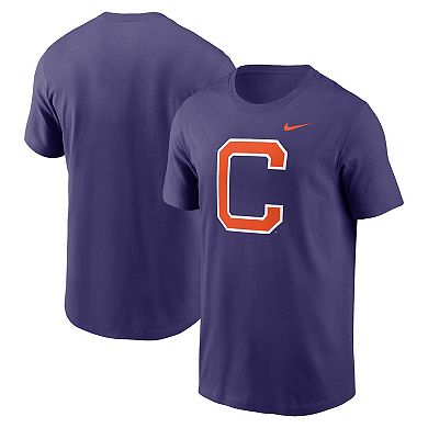 Men's Nike Purple Clemson Tigers Primetime Evergreen Alternate Logo T-Shirt