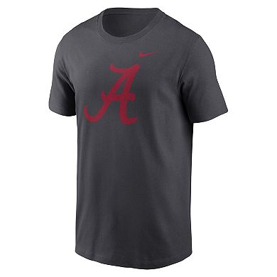 Men's Nike Anthracite Alabama Crimson Tide Primetime Evergreen Logo T-Shirt