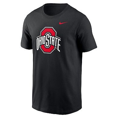 Men's Nike Black Ohio State Buckeyes Primetime Evergreen Logo T-Shirt