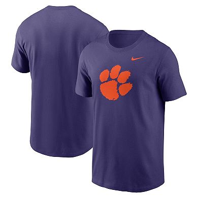 Men's Nike Purple Clemson Tigers Primetime Evergreen Logo T-Shirt