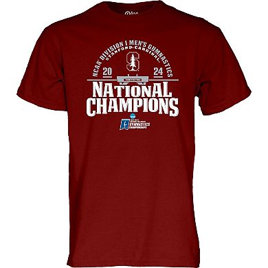 Unisex Blue 84 Cardinal Stanford Cardinal 2024 NCAA Men's Gymnastics National Champions T-Shirt