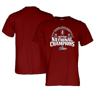 Unisex Blue 84 Cardinal Stanford Cardinal 2024 NCAA Men's Gymnastics National Champions T-Shirt