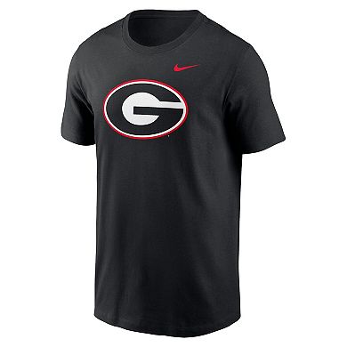 Men's Nike Black Georgia Bulldogs Primetime Evergreen Logo T-Shirt