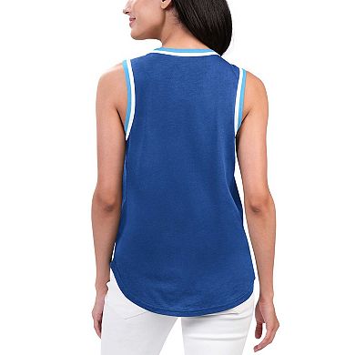 Women's G-III 4Her by Carl Banks Royal Kansas City Royals Strategy Tank Top