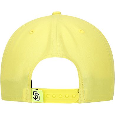 Men's New Era Yellow San Diego Padres Neon Golfer Snapback Hat