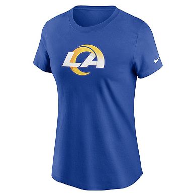 Women's Nike Royal Los Angeles Rams Primary Logo T-Shirt