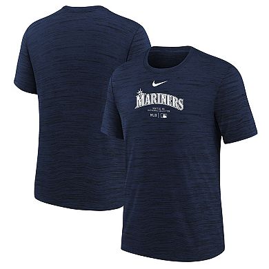 Youth Nike Navy Seattle Mariners Authentic Collection Practice Performance T-Shirt