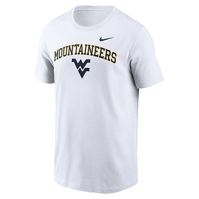 Men's Nike White West Virginia Mountaineers Blitz 2-Hit T-Shirt