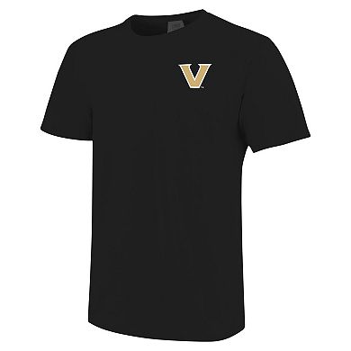 Men's Black Vanderbilt Commodores Baseball Comfort Colors T-Shirt