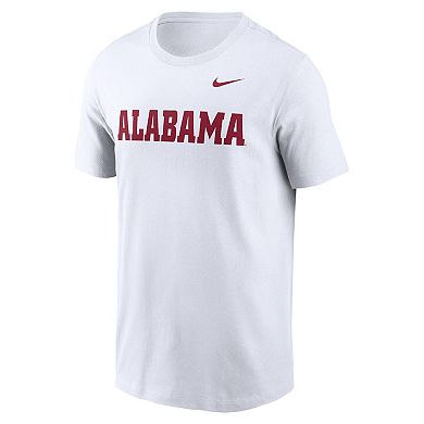 Men's Nike White Alabama Crimson Tide Primetime Evergreen Wordmark T-Shirt