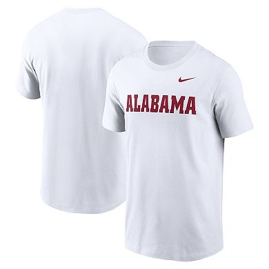 Men's Nike White Alabama Crimson Tide Primetime Evergreen Wordmark T-Shirt