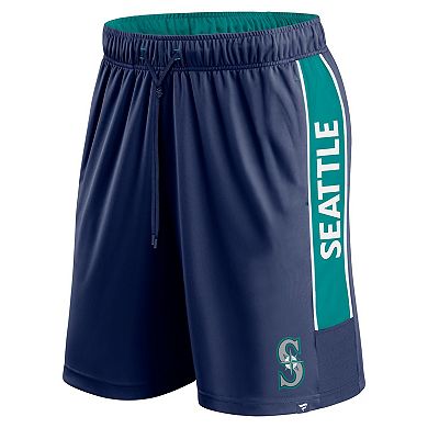 Men's Fanatics Navy Seattle Mariners Win The Match Defender Shorts