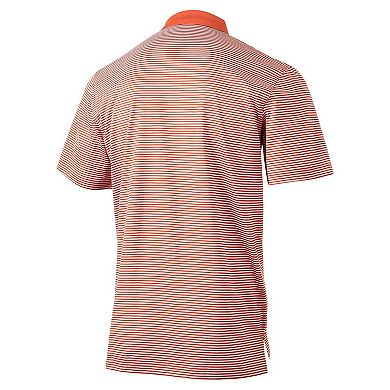 Men's Texas Orange Texas Longhorns Forty Acres Commander Supima Stripe Polo