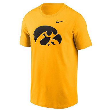 Men's Nike Gold Iowa Hawkeyes Primetime Evergreen Logo T-Shirt