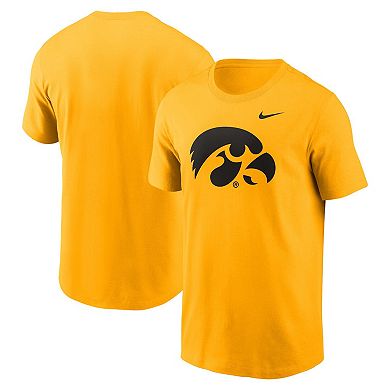 Men's Nike Gold Iowa Hawkeyes Primetime Evergreen Logo T-Shirt