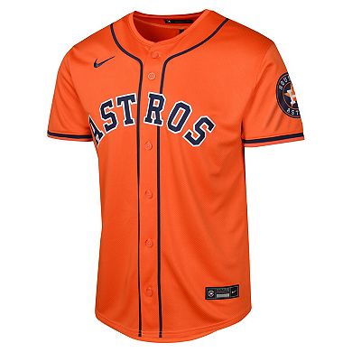 Youth Nike Orange Houston Astros Alternate Limited Jersey