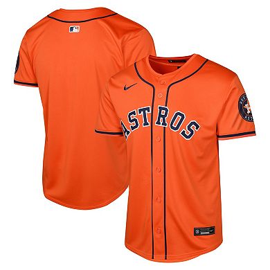 Youth Nike Orange Houston Astros Alternate Limited Jersey