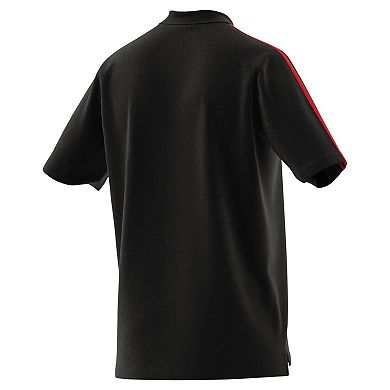 Men's adidas Black Manchester United DNA Polo