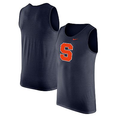 Men's Nike Navy Syracuse Orange Tank Top