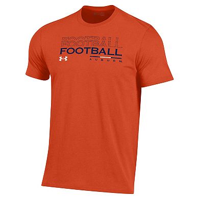 Men's Under Armour Orange Auburn Tigers 2024 Sideline Football Performance T-Shirt