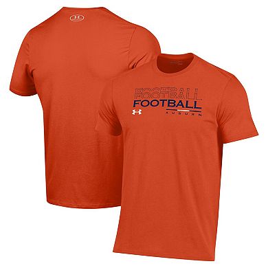 Men's Under Armour Orange Auburn Tigers 2024 Sideline Football Performance T-Shirt