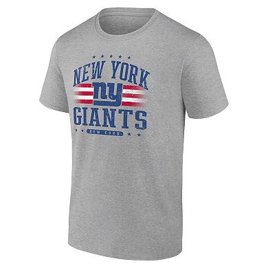 Men's Fanatics  Gray New York Giants Americana T-Shirt