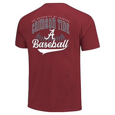 Men's Crimson Alabama Crimson Tide Baseball Comfort Colors T-Shirt