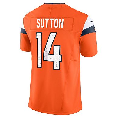 Men's Nike Courtland Sutton Orange Denver Broncos Vapor F.U.S.E. Limited Jersey