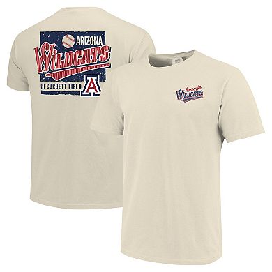 Men's Natural Arizona Wildcats Baseball Around The Horn Comfort Colors T-Shirt