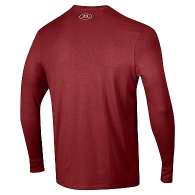 Men's Under Armour Garnet South Carolina Gamecocks Sideline Long Sleeve T-Shirt