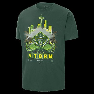 Men's Nike Green Seattle Storm Original Content City Edition Max90 Oversized T-Shirt