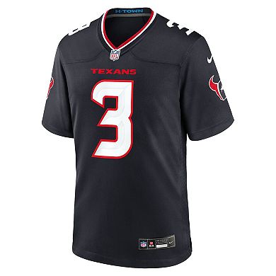 Men's Nike Tank Dell Navy Houston Texans Game Jersey